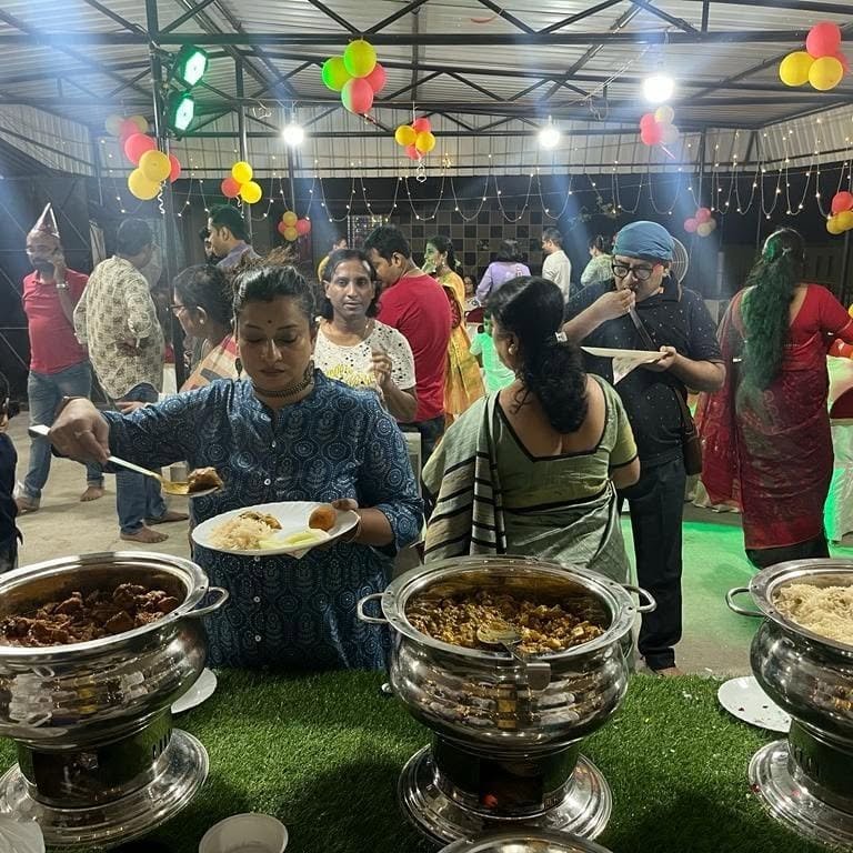 Birthday Party Food Counter